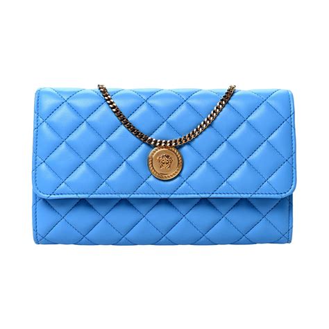 versace collection medusa leather clutch blue|farfetch Versace la medusa.